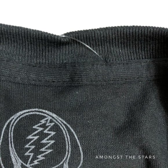 Grateful Dead Dancing Bears Grey Crewneck T-Shirt - Picture 7 of 7